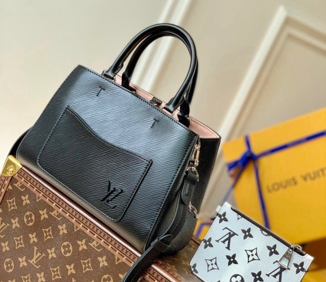 Louis Vuitton Marelle Tote BB Bag in Epi Leather M59952 Black 2022