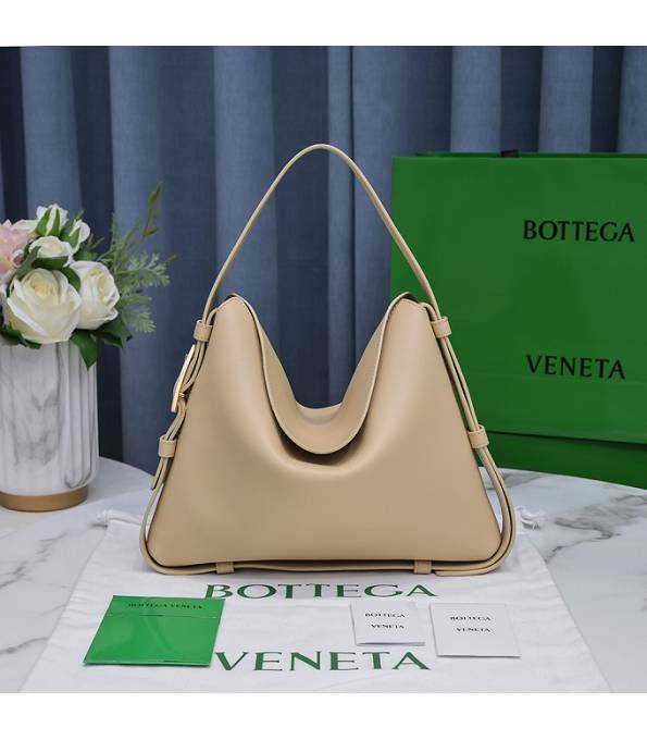 Bottega Veneta Cradle Apricot Original Calfskin Leather Medium Shoulder Bag