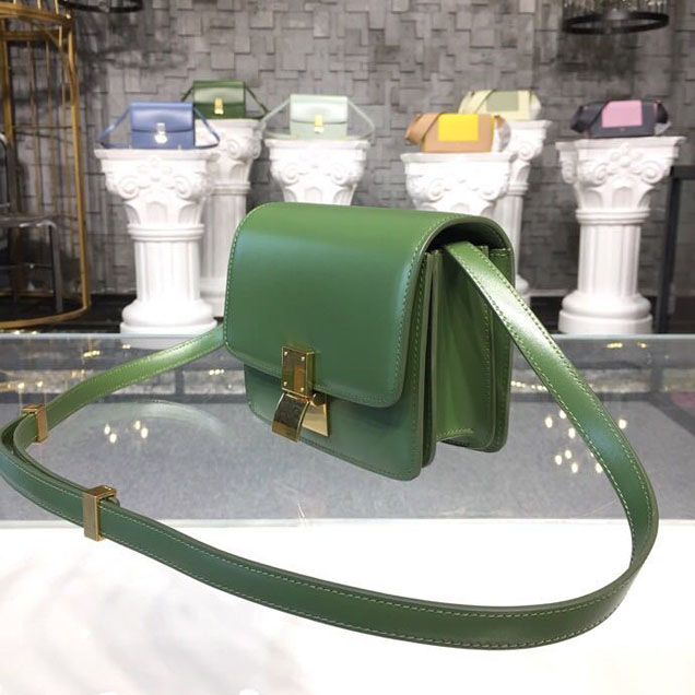 Celine Classic Box Bag 16cm Smooth Calfskin Spring Summer 2018 Collection Apple Green