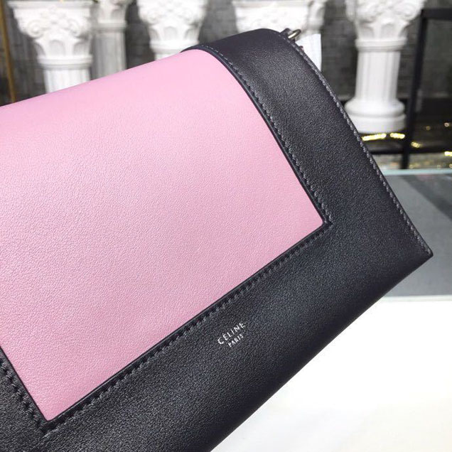 Celine Frame 25cm Bag Smooth Calfskin Spring Summer 2018 Collection Pink Black