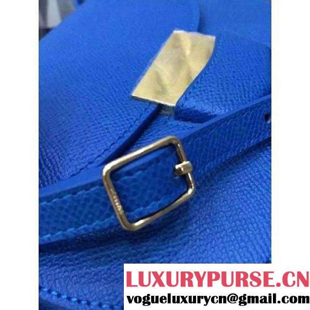 Celine Small Trotteur Bag In Blue Leather Calfskin Fall-2015 (1a021-072002 )