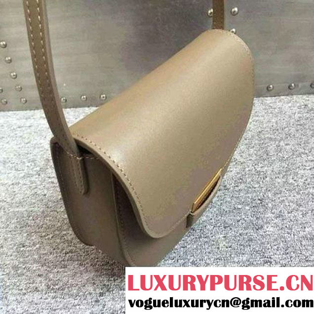 Celine Small Trotteur Bag In Beige Smooth Leather Calfskin Spring 2016 (2A011-121908 )