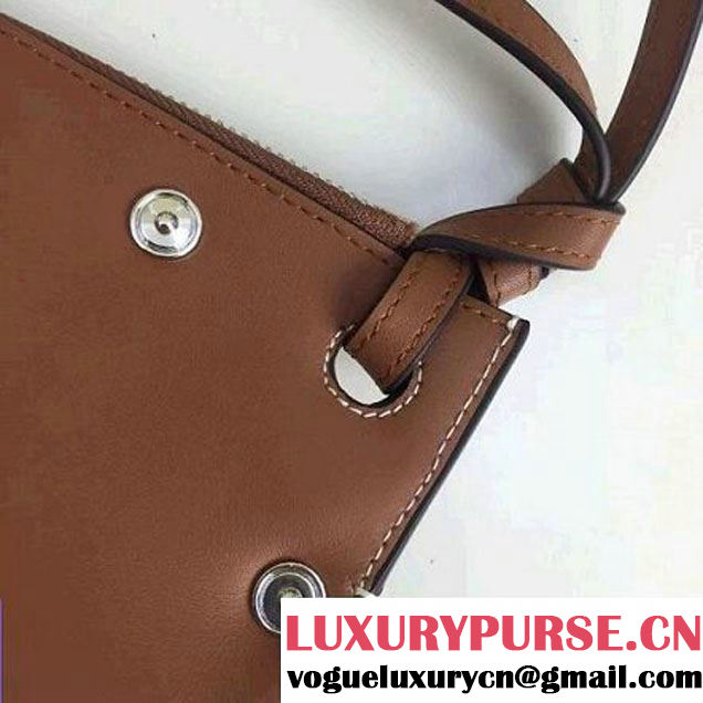Celine Medium Sailor Bag With Studs In Brown Calfskin Spring 2016 (2A011-6041926 )