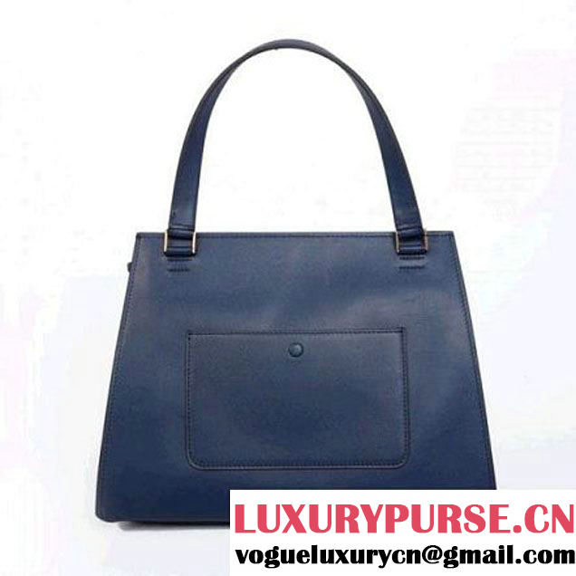 CELINE EDGE BAG MEDIUM IN CALFSKIN BLUE 4410 (SKU: #304697 ) (SKU: #304697 )