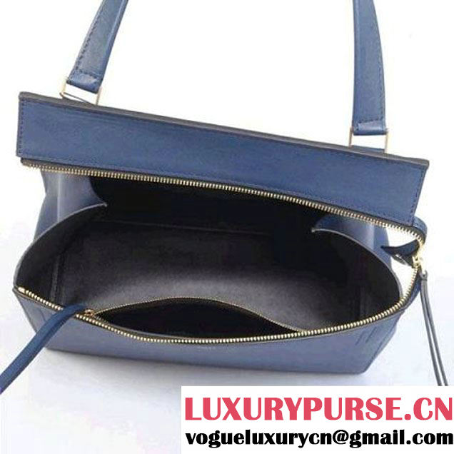 CELINE EDGE BAG MEDIUM IN CALFSKIN BLUE 4410 (SKU: #304697 ) (SKU: #304697 )