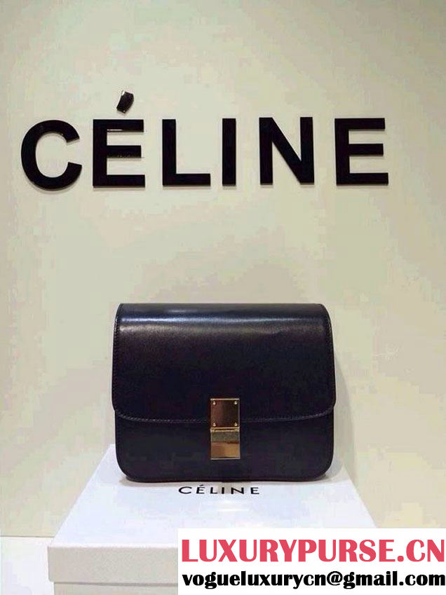 Celine Box Flap Bag Black