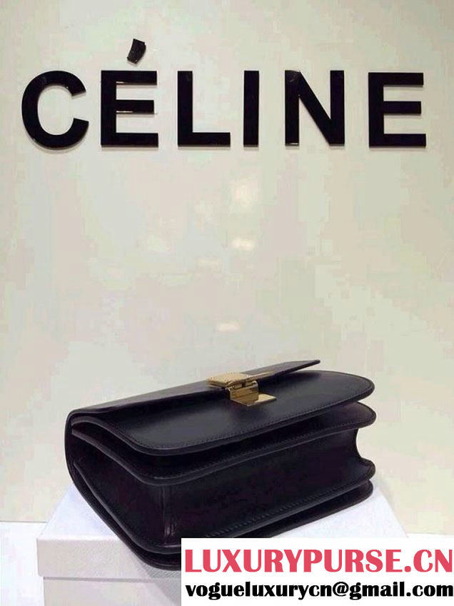 Celine Box Flap Bag Black