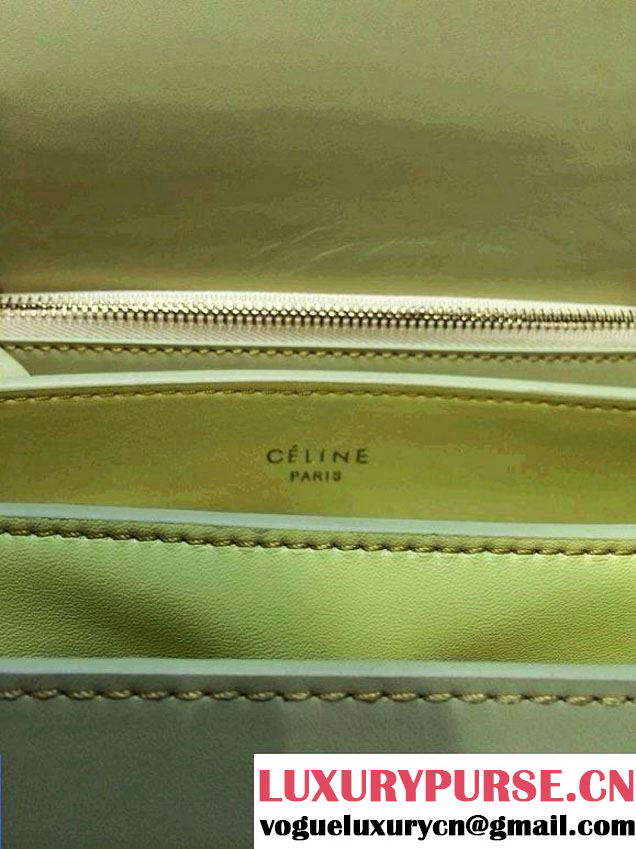 Celine Box Flap Bag Yellow