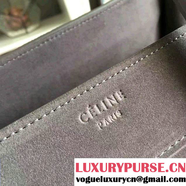 Celine Luggage Phantom Bag in Original Suede Leather 2017