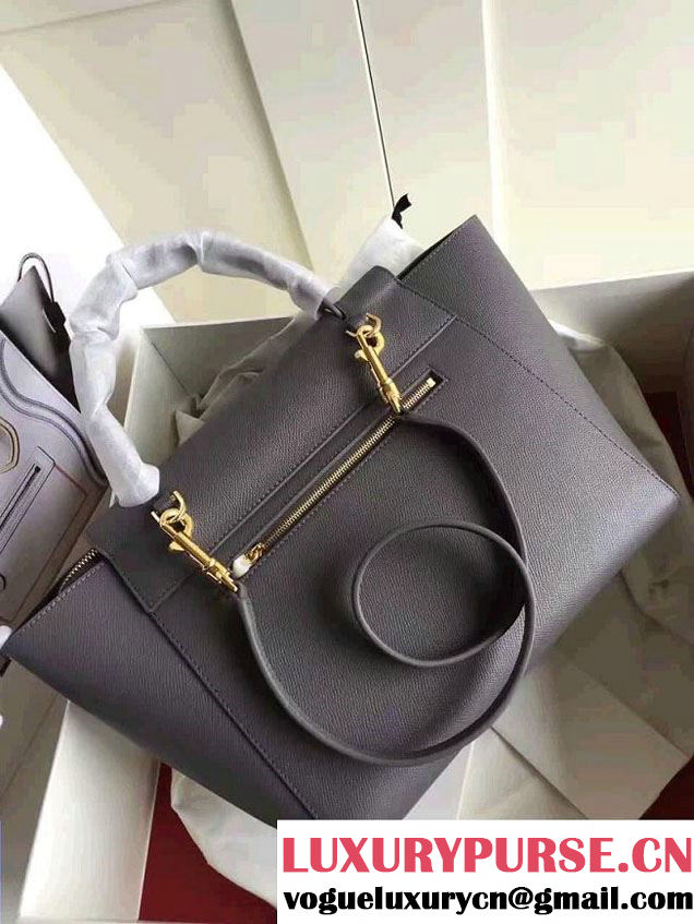 Celine Belt Tote Small Bag in Epsom Leather