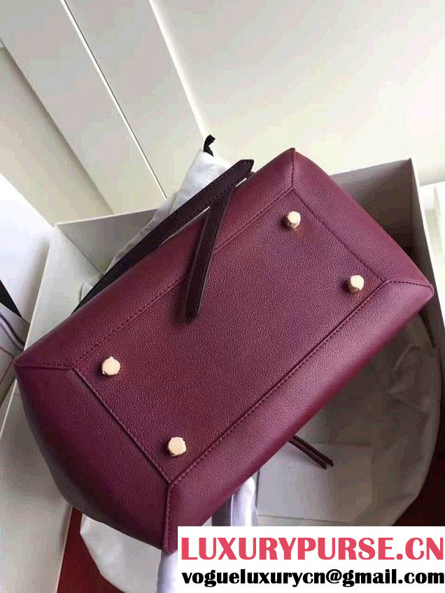 Celine Belt Tote Small Bag in Epsom Leather