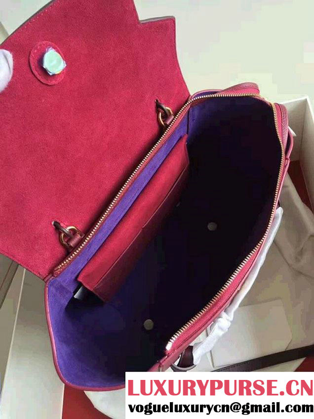 Celine Belt Tote Small Bag in Epsom Leather