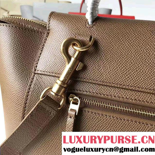 Celine Belt Tote Small Bag in Epsom Leather
