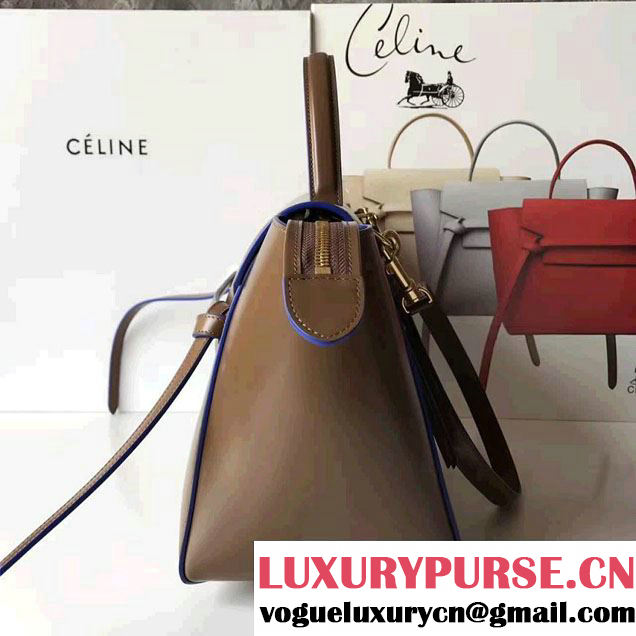 Celine Belt Tote Small Bag in Original Smooth Leather Caramel
