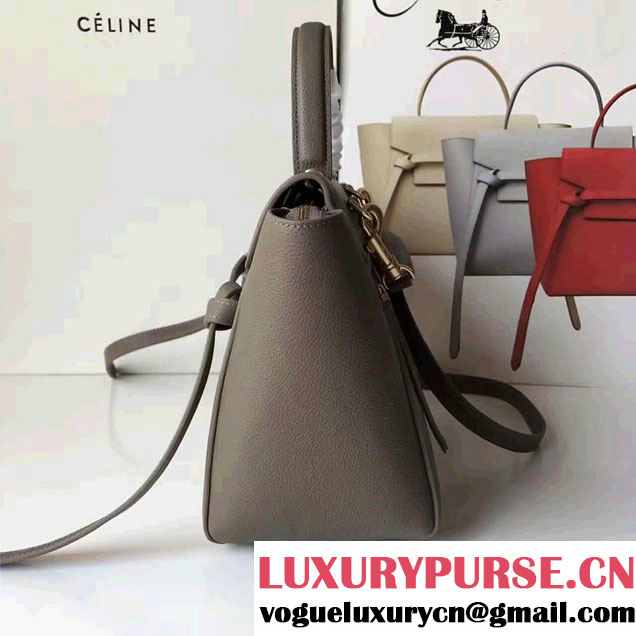 Celine Belt Tote Mini Bag in Original Clemence Leather Olive