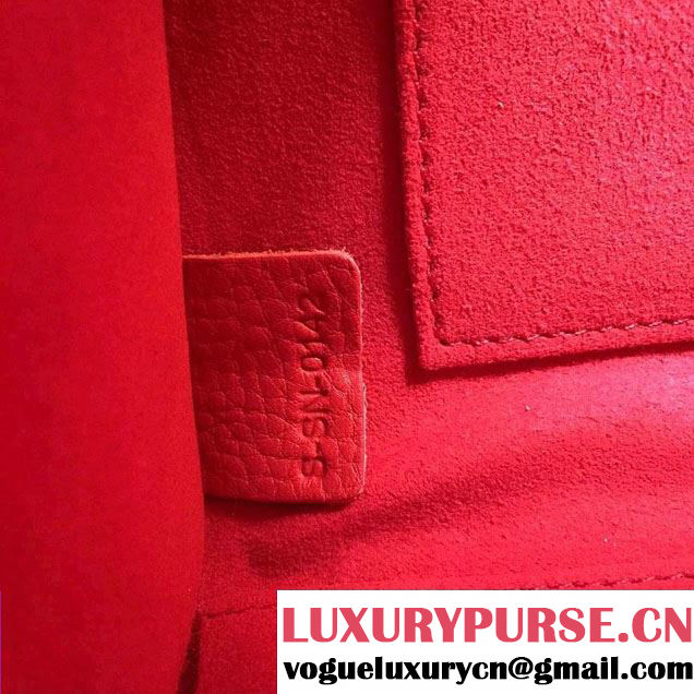 Celine Luggage Nano Tote Bag in Original Grained Leather