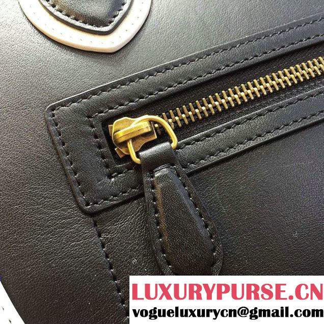 Celine Luggage Micro Tote Bag in Original Leather Black/White/Khaki/Navy Blue 2016