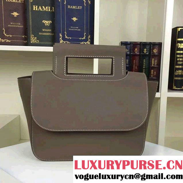 Celine Natural Calfskin Medium Square Tote Bag Camel 2016