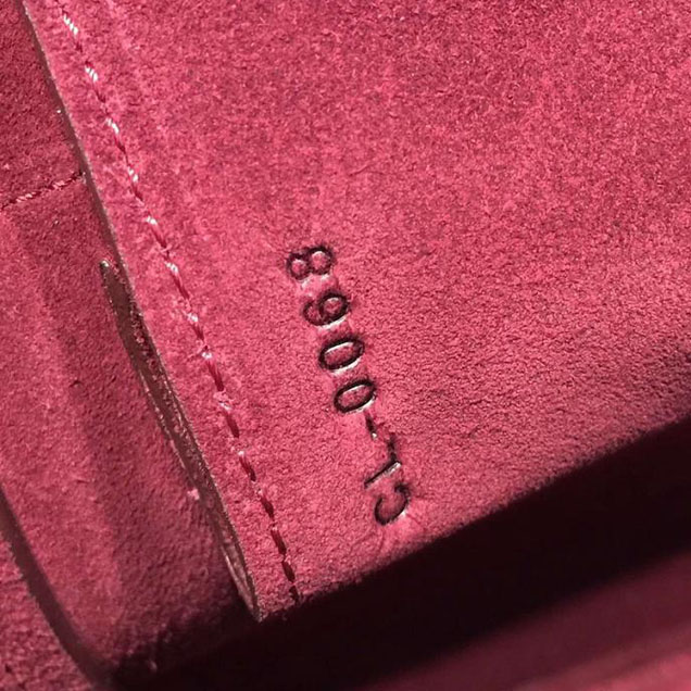 Celine Belt Top Handle Mini Bag Grained Calfskin Leather Pre-Fall Winter 2016 Collection Burgundy