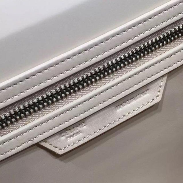 Celine Micro Luggage Bag Calfskin Leather Fall Winter 2016 Collection Multi White Beige Sand