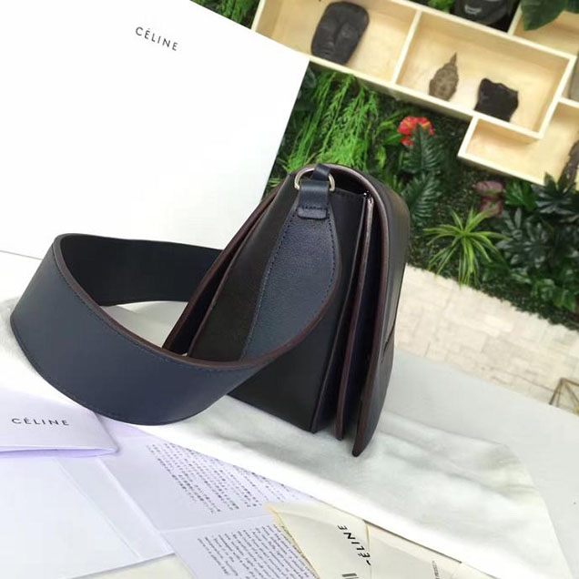 Celine Frame 25cm Bag Smooth Calfskin Pre-Fall 2017 Bag Collection Navy Black