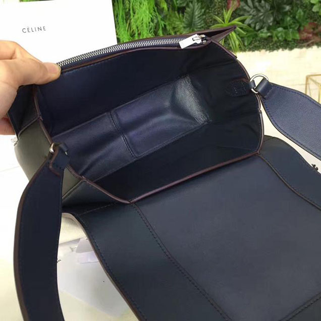 Celine Frame 25cm Bag Smooth Calfskin Pre-Fall 2017 Bag Collection Navy Black