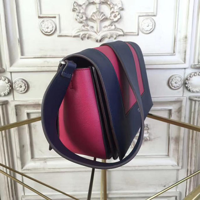 Celine Frame 25cm Bag Smooth Calfskin Pre-Fall 2017 Bag Collection Black Scarlet
