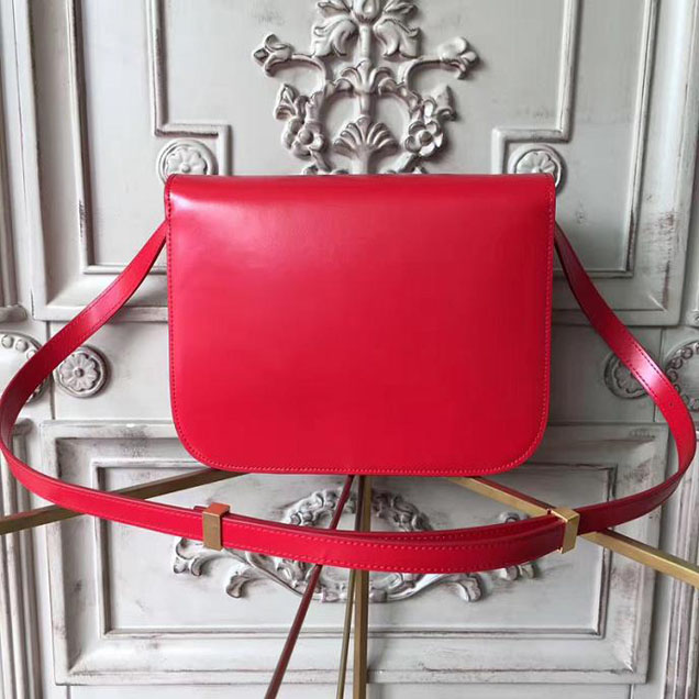 Celine Classic Box Bag Smooth Calfskin Pre-Fall 2017 Bag Collection Poppy Red