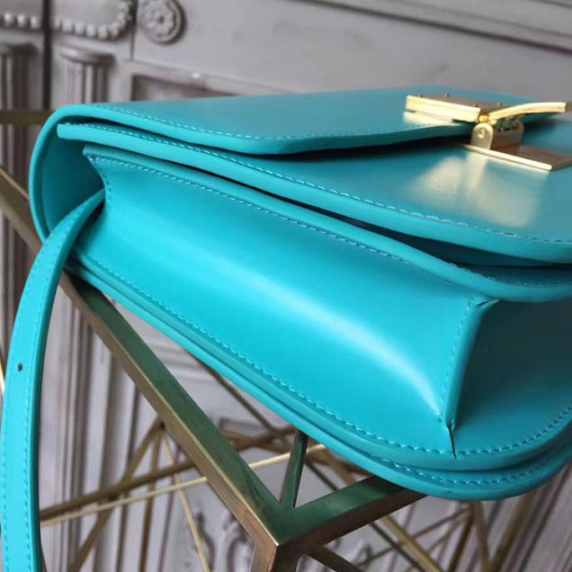 Celine Classic Box 23cm Bag Smooth Calfskin Pre-Fall 2017 Bag Collection Turquoise