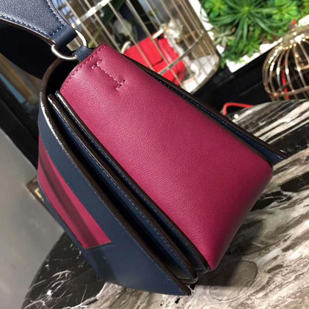 Celine Frame Bag 25cm Smooth Calfskin Pre-Fall 2017 Bag Collection Navy Purple