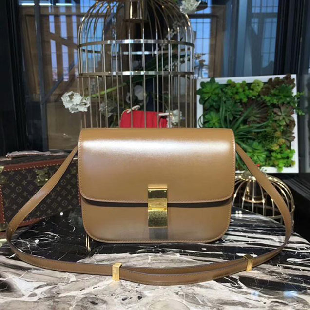 Celine Medium Classic Box Bag Camel