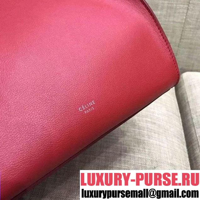 Celine Small Big Bag With Long Strap in Smooth Calfskin Red 2018 (1A021-7120601 )