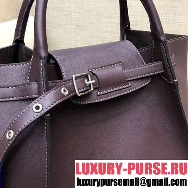 Celine Small Big Bag With Long Strap in Smooth Calfskin Dark Burgundy 2018 (1A021-7120603 )
