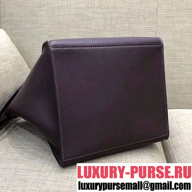 Celine Small Big Bag With Long Strap in Smooth Calfskin Dark Burgundy 2018 (1A021-7120603 )