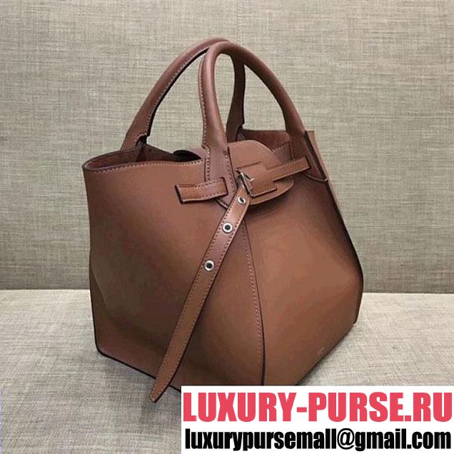 Celine Small Big Bag With Long Strap in Smooth Calfskin Brown 2018 (1A021-7120605 )