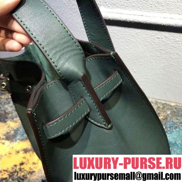 Celine Big Bag Bucket Bag With Long Strap in Smooth Calfskin Green 2018 (OZZ-8011822 )