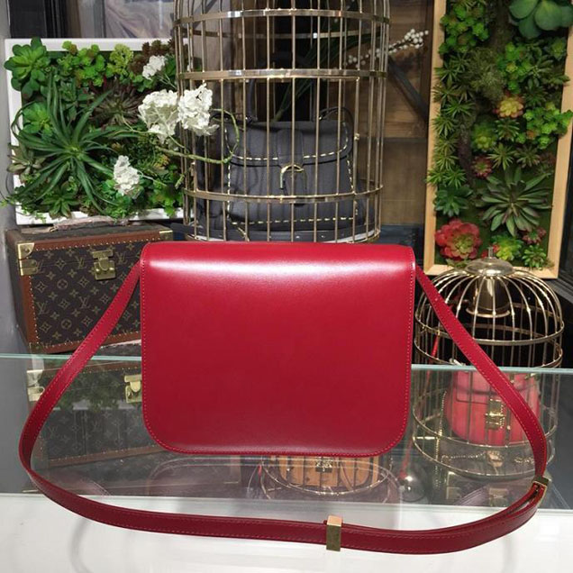 Celine Classic Box Bag Smooth Calfskin Spring Summer 2018 Collection Red