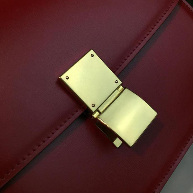Celine Classic Box Bag Smooth Calfskin Spring Summer 2018 Collection Red