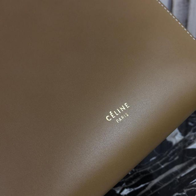 Celine Seau Sangle 20cm Small Bag Soft Grained Calfskin Leather Spring Summer 2018 Collection Tan