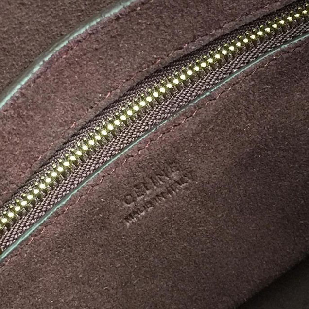 Celine Seau Sangle 20cm Small Bag Soft Grained Calfskin Leather Spring Summer 2018 Collection Burgundy