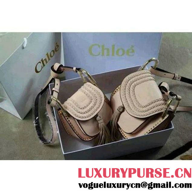Chloe Hudson Leather Shoulder Bag Beige 2015 (2A118-11030 )
