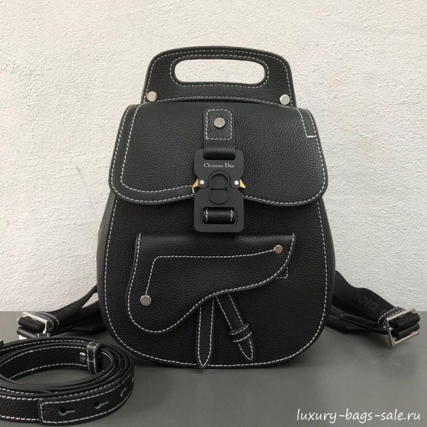 Dior Men's Small Saddle Homme Backpack Black 2019 Collection