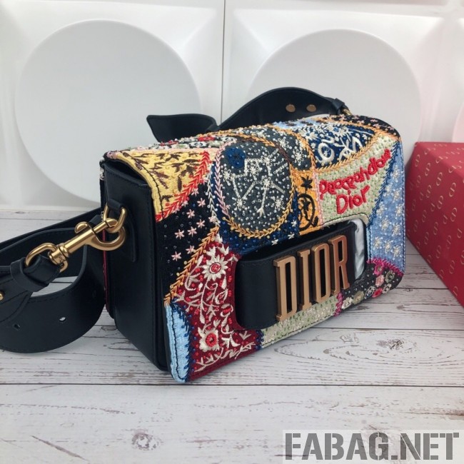 Dior Dio(r)evolution Bag in Embroidered Calfskin 2019 (XYD-9031528 )