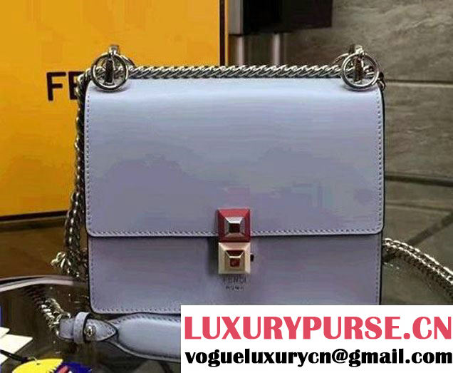 Fendi Kan I Crossbody Mini Bag Light Blue 2017