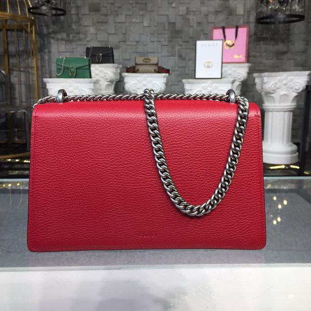 Gucci Dionysus Crystal Shoulder Bag 28cm 400249 Calfskin Leather Spring Summer 2018 Collection Red