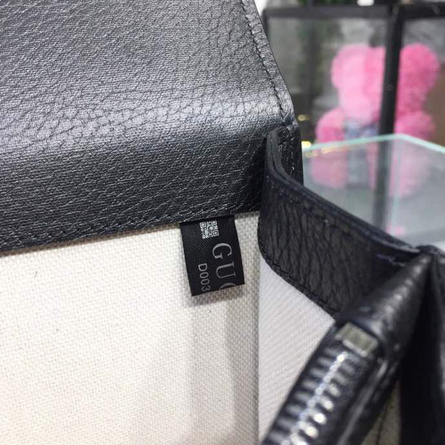 Gucci Dionysus Crystal Shoulder Bag 28cm 400249 Calfskin Leather Spring Summer 2018 Collection Black