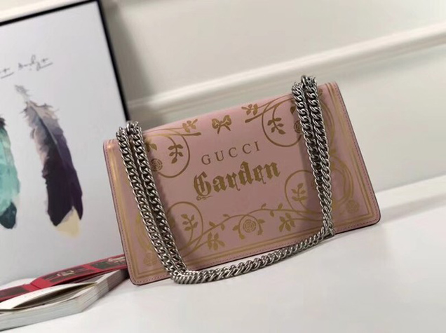 Gucci GG Dionysus small shoulder bag B400249 pink