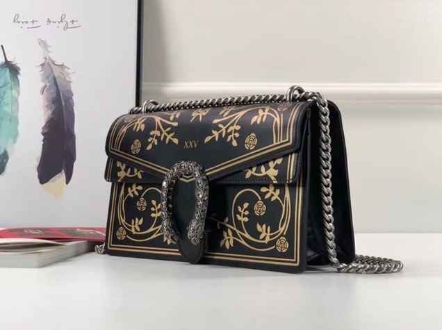Gucci GG Dionysus small shoulder bag B400249 black