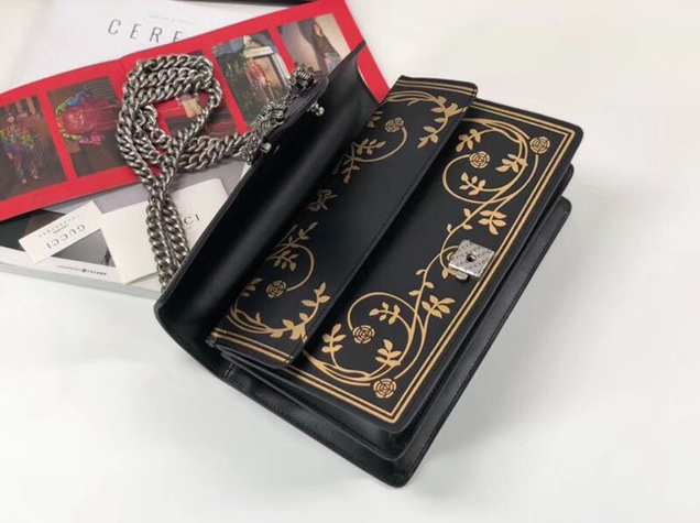 Gucci GG Dionysus small shoulder bag B400249 black
