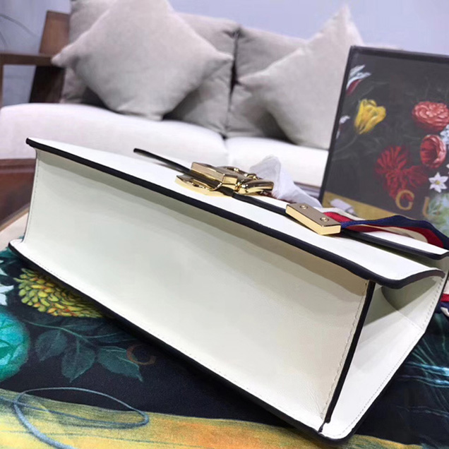 Gucci Sylvie Small Shoulder Bag 421882 White